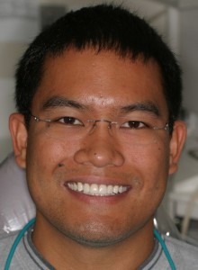 Patient after cosmetic dental work