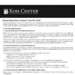 caring–for-your-new-teeth Kois Center information on caring for new dental restorations