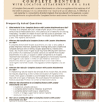Complete denture care FAQ's