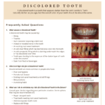Discolored teeth FAQ's