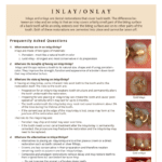 Inlay and Onlay fact sheet