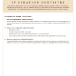 IV Sedation Dentistry benefits and expectations