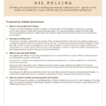 Oil Pulling benefits