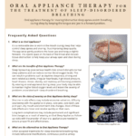 Oral appliance therapy