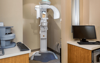 Interior xray machine in the Irvine Cosmetic dental office of Dr. Rice