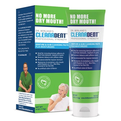 Cleanadent, a dental product recommended by the dentists of Rice Dentistry