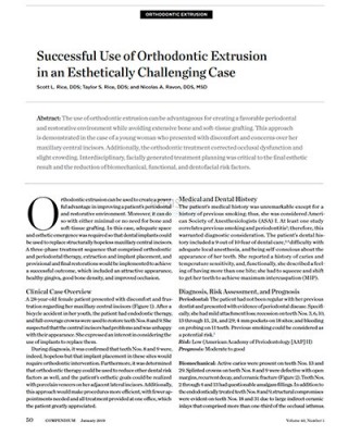 Rice Dentistry in Compendium