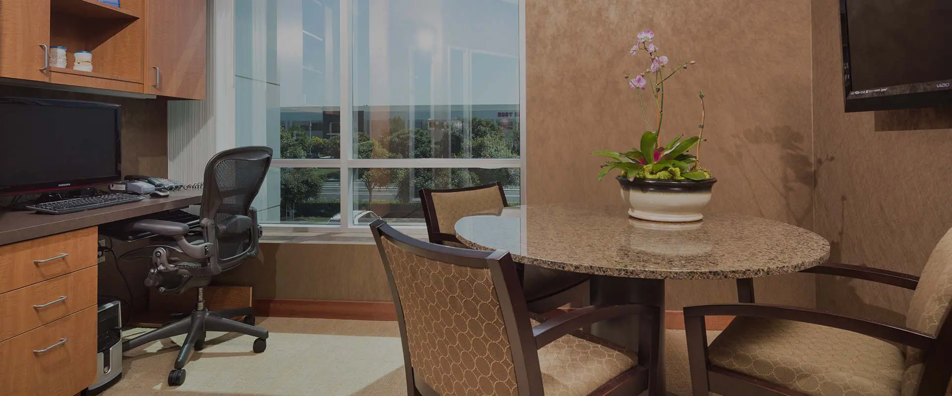 room where patients learn about our dental care